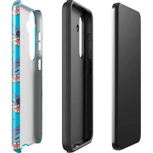 Disney Lilo and Stitch Face Expression Pattern Galaxy S25 Impact Case