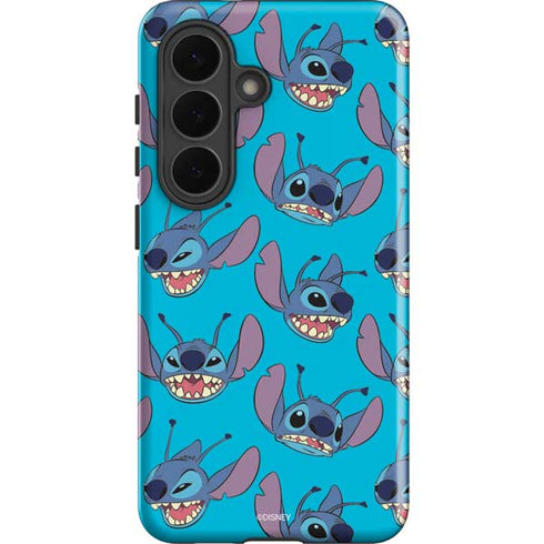 Disney Lilo and Stitch Face Expression Pattern Galaxy S26 Impact Case