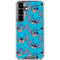 Disney Lilo and Stitch Face Expression Pattern Galaxy S26 Plus Clear Case