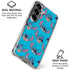 Disney Lilo and Stitch Face Expression Pattern Galaxy S26 Plus Clear Case