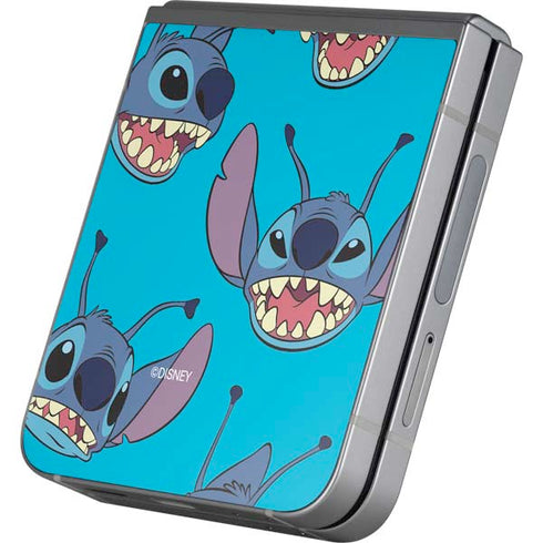 Disney Lilo and Stitch Face Expression Pattern Galaxy Z Flip6 Skin
