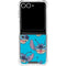 Disney Lilo and Stitch Face Expression Pattern Galaxy Z Flip7 Clear Case