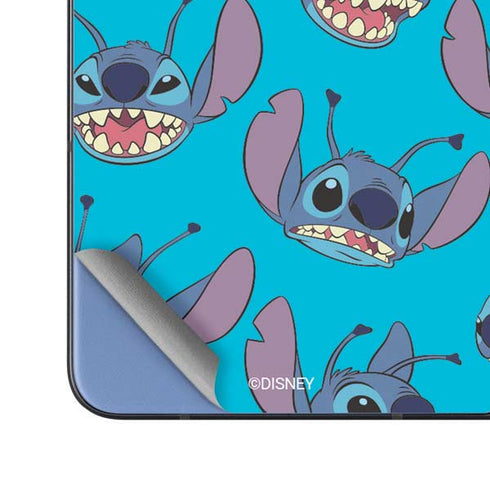 Disney Lilo and Stitch Face Expression Pattern Galaxy Z Fold5 5G Skin