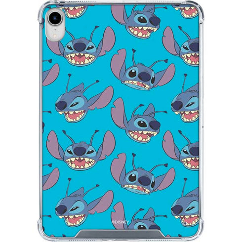 Disney Lilo and Stitch Face Expression Pattern iPad 11th Gen (2025) Clear Case