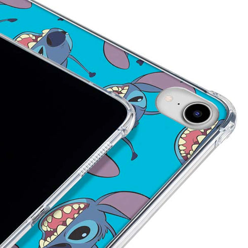 Disney Lilo and Stitch Face Expression Pattern iPad 11th Gen (2025) Clear Case