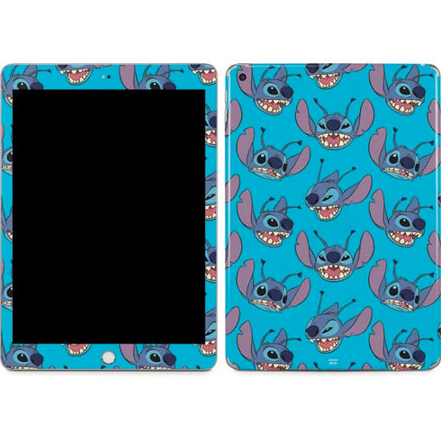 Disney Lilo and Stitch Face Expression Pattern Apple iPad Skin