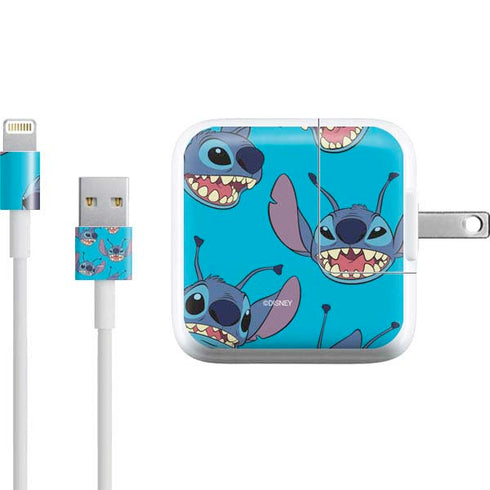 Disney Lilo and Stitch Face Expression Pattern iPad Charger (10W USB) Skin