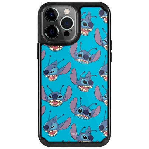 Disney Lilo and Stitch Face Expression Pattern iPhone Cases