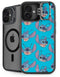 Disney Lilo and Stitch Face Expression Pattern iPhone 16 Kickstand Case