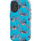Disney Lilo and Stitch Face Expression Pattern iPhone 16 Magsafe Impact Case