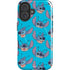 Disney Lilo and Stitch Face Expression Pattern iPhone 16 Magsafe Impact Case