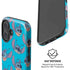Disney Lilo and Stitch Face Expression Pattern iPhone 16 Magsafe Impact Case