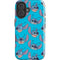Disney Lilo and Stitch Face Expression Pattern iPhone 16 Plus Impact Case