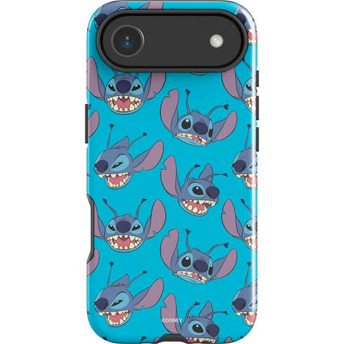Disney Lilo and Stitch Face Expression Pattern iPhone 17 Air Impact Case