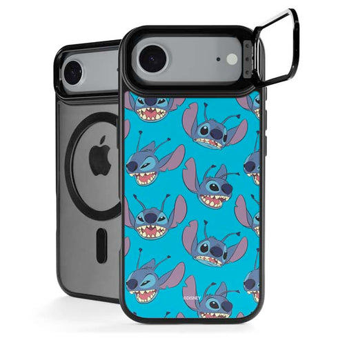 Disney Lilo and Stitch Face Expression Pattern iPhone 17 Air Kickstand Case