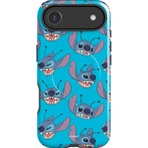 Disney Lilo and Stitch Face Expression Pattern iPhone 17 Air Magsafe Impact Case