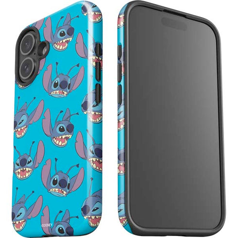 Disney Lilo and Stitch Face Expression Pattern iPhone 17 Impact Case