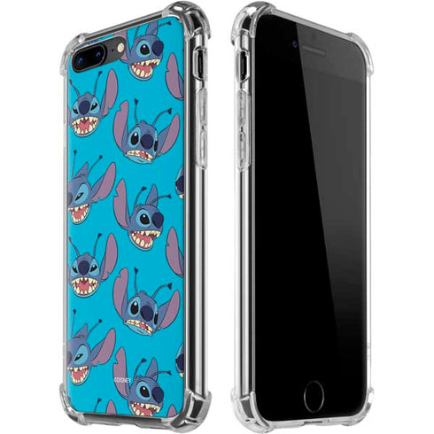 Disney Lilo and Stitch Face Expression Pattern iPhone Cases