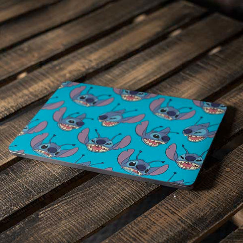 Disney Lilo and Stitch Face Expression Pattern Apple MacBook Air Skin