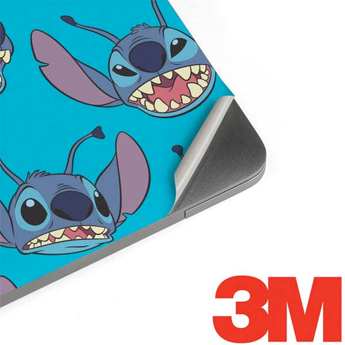 Disney Lilo and Stitch Face Expression Pattern MacBook Skins