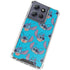 Disney Lilo and Stitch Face Expression Pattern Moto G Stylus 5G (2025) Clear Case