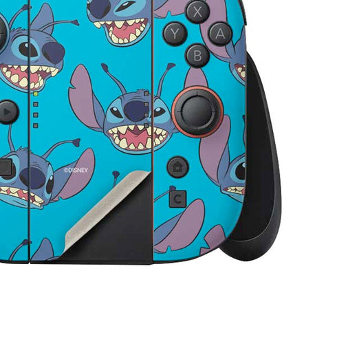 Disney Lilo and Stitch Face Expression Pattern Nintendo Switch 2 (2025) Joy-Con Controller Skin
