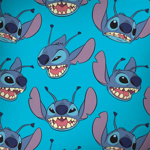 Disney Lilo and Stitch Face Expression Pattern PlayStation 4 Gold Wireless Headset Skin
