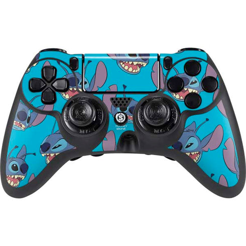 Disney Lilo and Stitch Face Expression Pattern PlayStation PS4 Skins