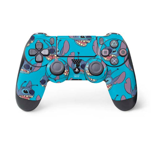 Disney Lilo and Stitch Face Expression Pattern PlayStation PS4 Skins