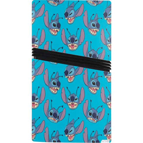 Disney Lilo and Stitch Face Expression Pattern PS5 Pro Bundle Skin