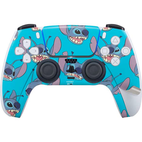 Disney Lilo and Stitch Face Expression Pattern PS5 Pro Bundle Skin