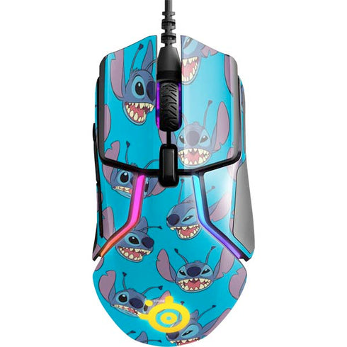 Disney Lilo and Stitch Face Expression Pattern SteelSeries Rival 600 Gaming Mouse Skin