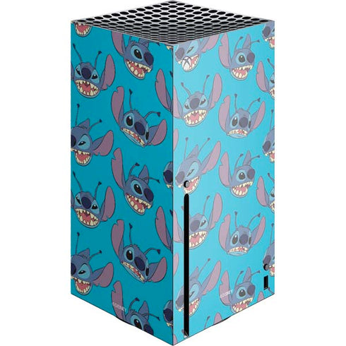 Disney Lilo and Stitch Face Expression Pattern Xbox Series X Skins