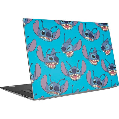 Disney Lilo and Stitch Face Expression Pattern Dell XPS Skin