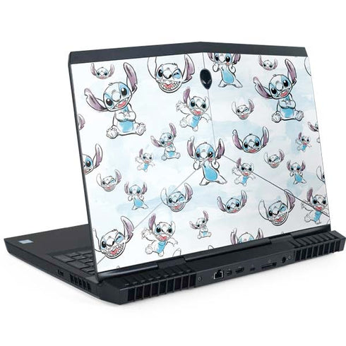 Disney Lilo and Stitch Pattern Dell Alienware Skin
