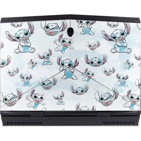 Disney Lilo and Stitch Pattern Dell Alienware Skin
