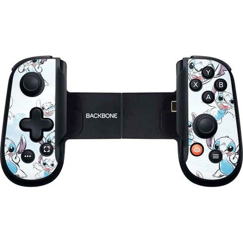 Disney Lilo and Stitch Pattern Backbone One for iPhone Game Controller Skin