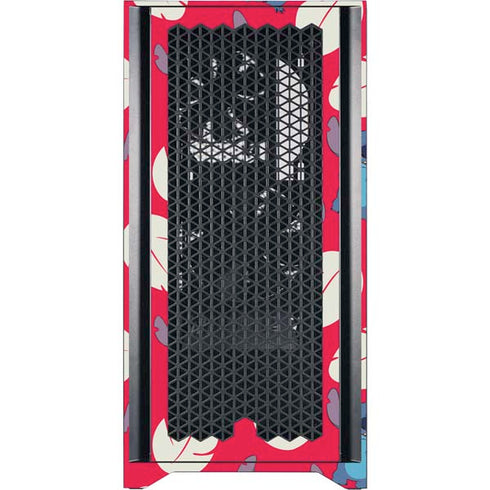 Disney Lilo and Stitch Character Pattern Corsair 4000D Tempered Glass Mid-Tower ATX Case Skin