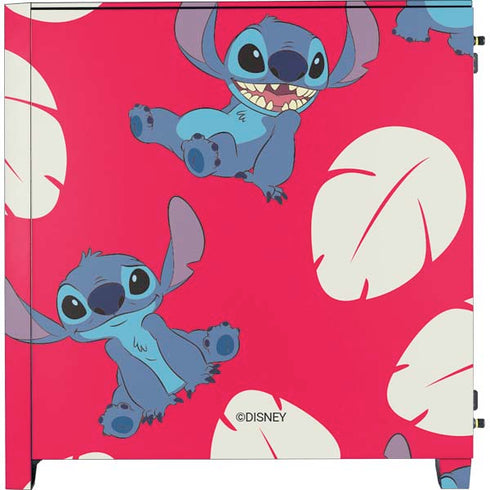Disney Lilo and Stitch Character Pattern Corsair 4000D Tempered Glass Mid-Tower ATX Case Skin