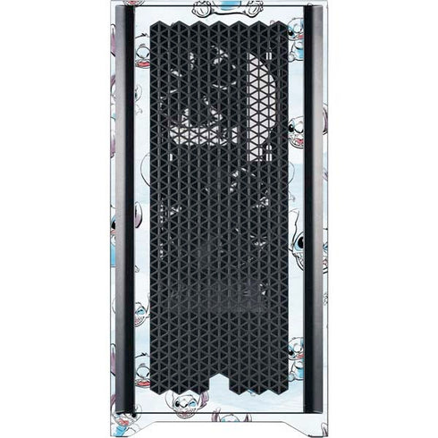 Disney Lilo and Stitch Pattern Corsair 4000D Tempered Glass Mid-Tower ATX Case Skin