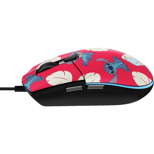 Disney Lilo and Stitch Character Pattern G203 Prodigy RGB Wired Gaming Mouse Skin