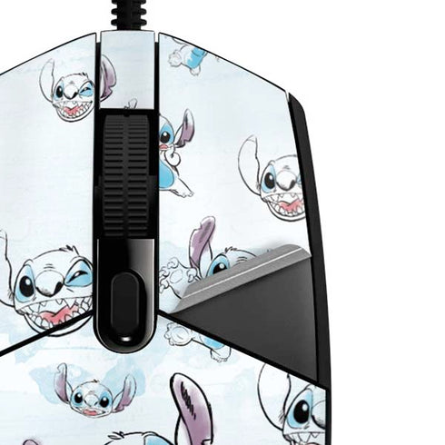 Disney Lilo and Stitch Pattern G203 Prodigy RGB Wired Gaming Mouse Skin