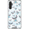 Disney Lilo and Stitch Pattern Galaxy A17 Clear Case