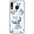 Disney Lilo and Stitch Pattern Galaxy A20 Clear Case