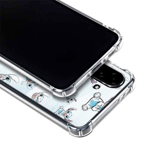Disney Lilo and Stitch Pattern Galaxy A36 5G Clear Case