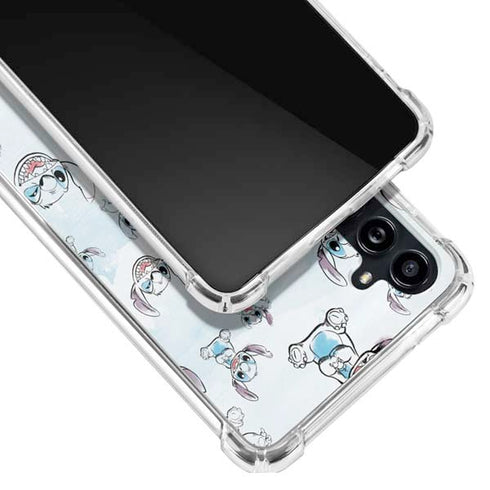 Disney Lilo and Stitch Pattern Galaxy A54 5G Clear Case
