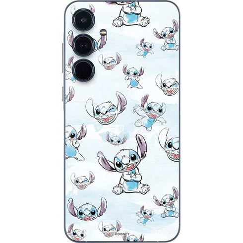 Disney Lilo and Stitch Pattern Galaxy A55 5G Skin