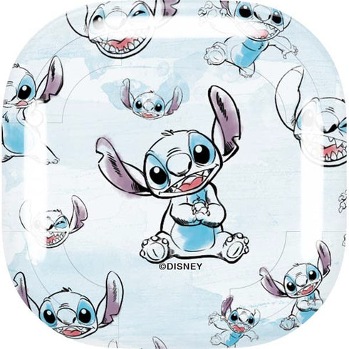 Disney Lilo and Stitch Pattern Galaxy Buds Live Skin