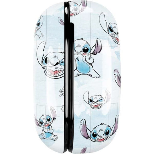 Disney Lilo and Stitch Pattern Galaxy Buds Live Skin