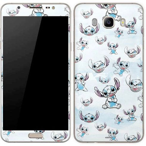 Disney Lilo and Stitch Pattern Galaxy J7 Skin